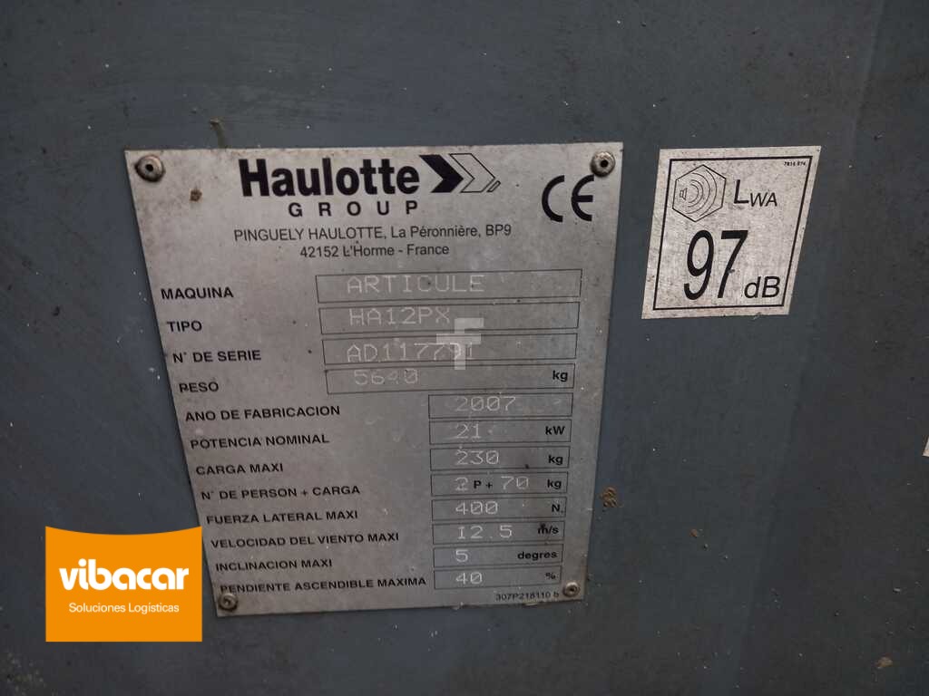 HA12PX - Plataforma elevadora - Imagen 4